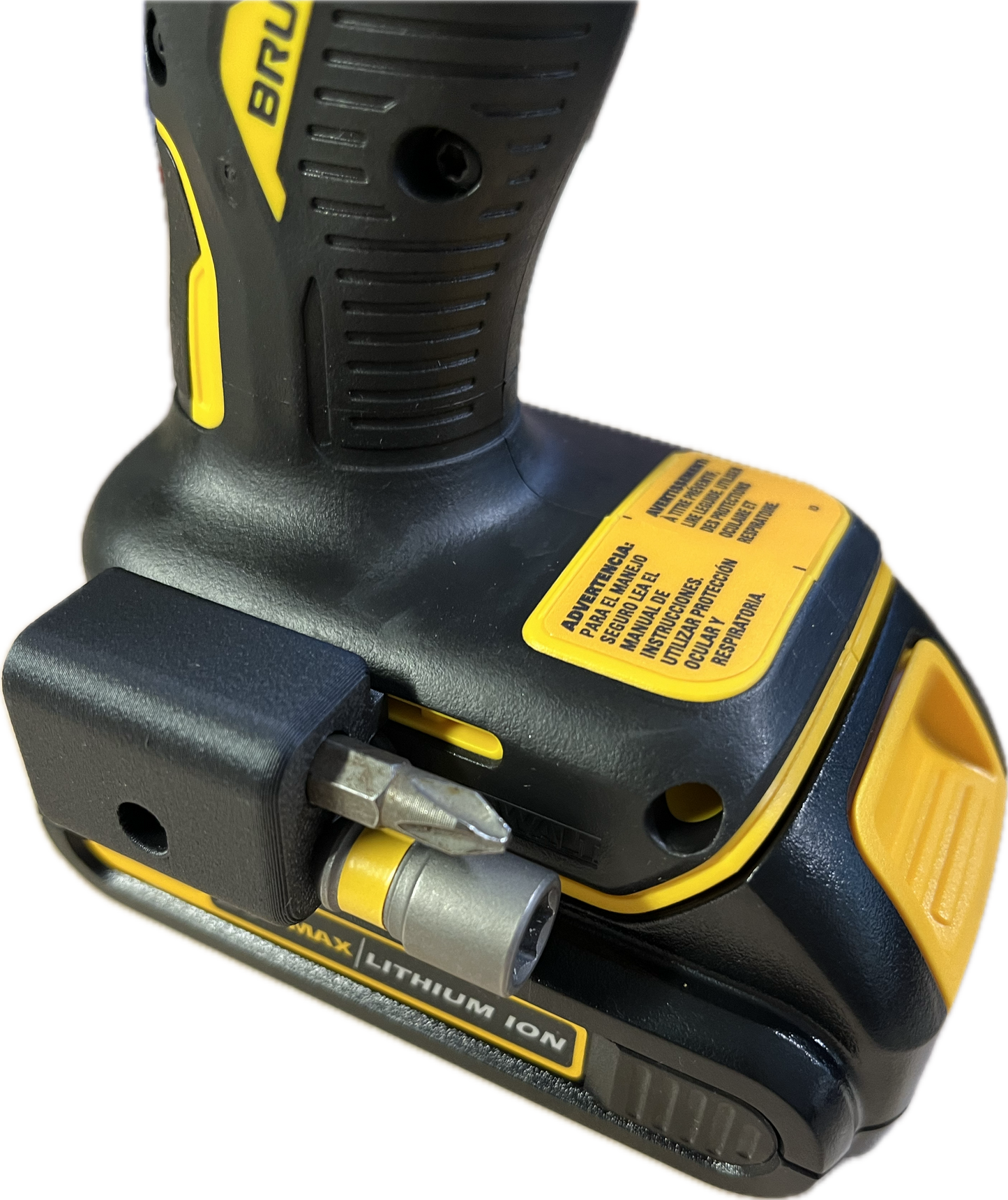 Carbon Fiber Plastic Bit Holders for 20v Dewalt drill/driver/impact. Magnetic.