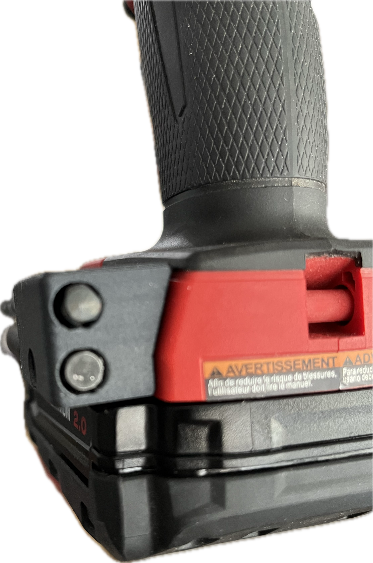 Carbon Fiber Plastic Bit Holders for 18V Miliwaukee Drill/Driver. Magnetic.