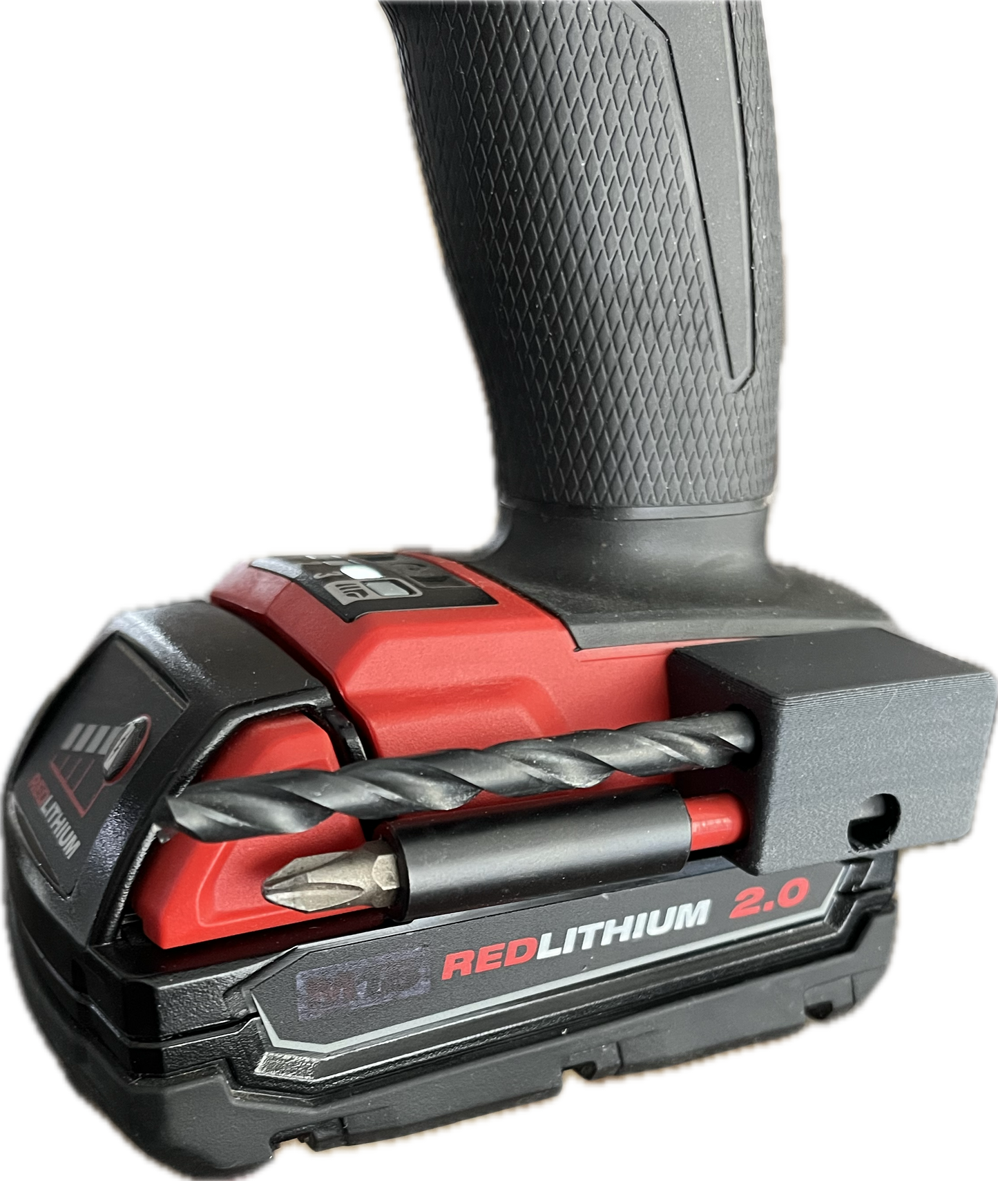 Carbon Fiber Plastic Bit Holders for 18V Miliwaukee Drill/Driver. Magnetic.
